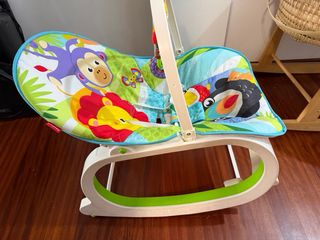 Hamaca para bebé con diseño de animales