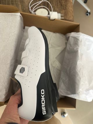 Zapatos ciclismo Siroko blancos talla 43