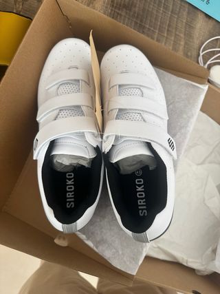 Zapatos ciclismo Siroko blancos talla 43