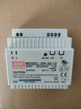 Fuente Alimentación Mean Well DR-30-12