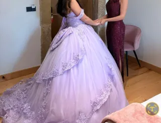 Vestido de Quinceañera lila
