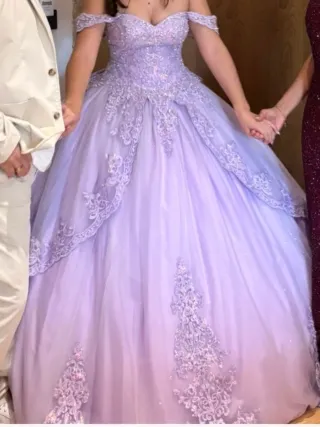 Vestido de Quinceañera lila