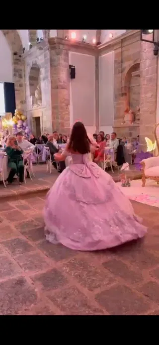 Vestido de Quinceañera lila