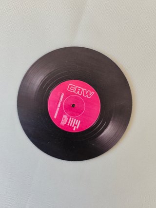 Pack 6 Posavasos diseño disco de vinilo - Nuevos