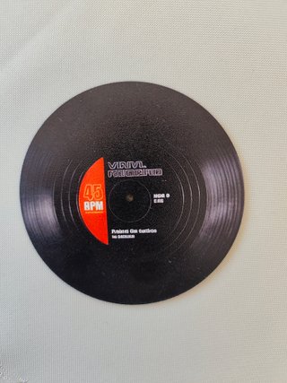 Pack 6 Posavasos diseño disco de vinilo - Nuevos