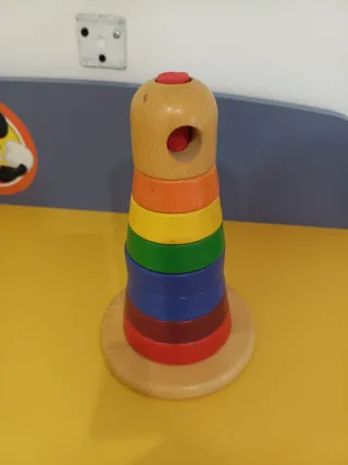 Torre de apilar de madera