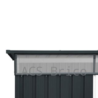 Caseta Metálica Top Shed Pent Roof Antracita 173x263x201 cm - Duramax