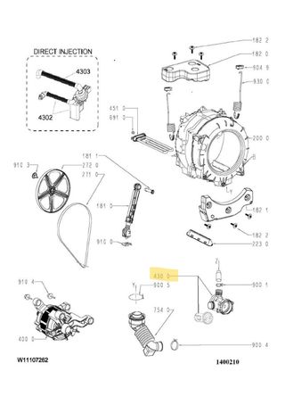 Pompa scarico Whirlpool Askoll lavatrice