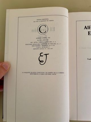 El Griffón novela de Alfredo Conde