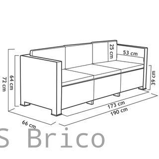 Muebles Jardín Oasis Grafito