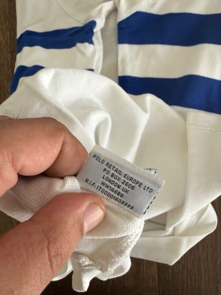 Polo Ralph Lauren XXL Bianco Blu