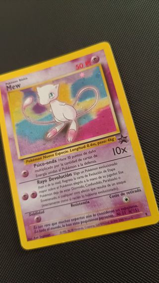 Mew Black Star Promo Carta Pokemon PSA Vintage