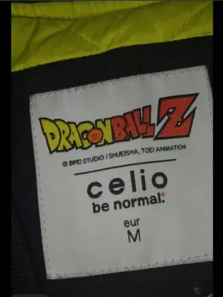 Chaqueta Dragon Ball Negra y Amarilla