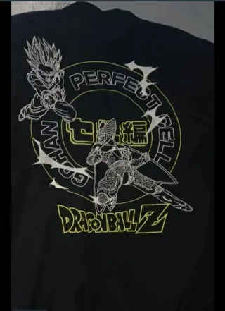 Chaqueta Dragon Ball Negra y Amarilla