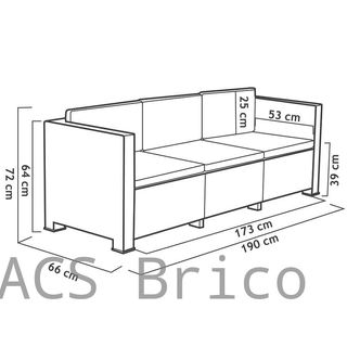 Muebles Jardín Manhattan Grafito