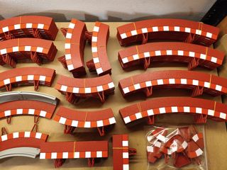 Pianos Scalextric (pista gris) en 3D