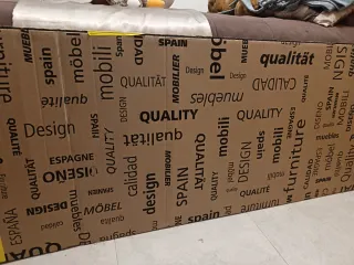Cabecero de madera sin usar