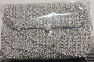Borsa fatta a mano argento