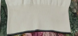 Jersey Zara cuello Peter Pan lazo