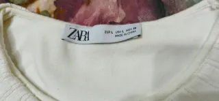 Jersey Zara cuello Peter Pan lazo