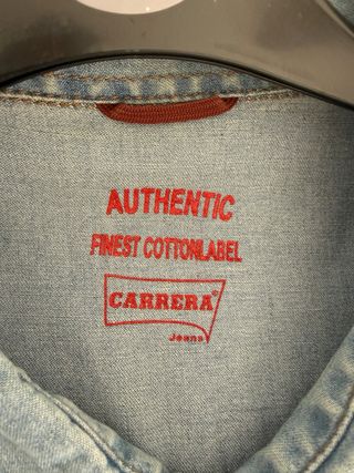 Camicia Jeans Carrera Vintage Lavaggio Medio XXL
