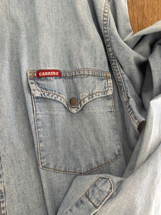 Camicia Jeans Carrera Vintage Lavaggio Medio XXL
