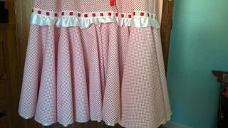 Traje Chulapa Niña Rojo y Blanco