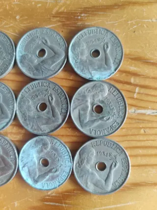 15 Monedas año 1934 República Española
