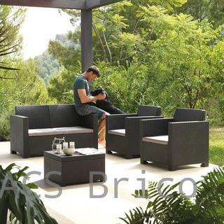 Muebles Jardín Evo Confort Grafito
