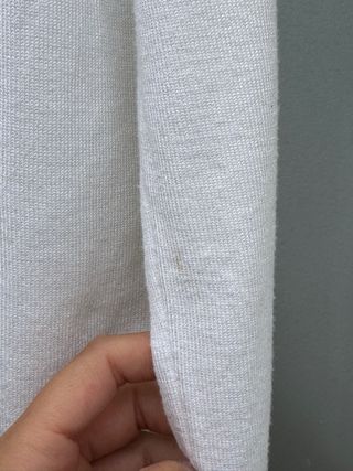 Jersey blanco talla única