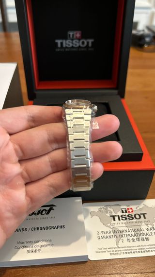 Tissot PRX 25mm Blanco y Oro Rosa