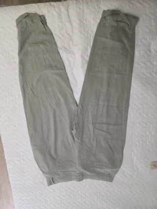 Pantalón Zara Verde Talla M