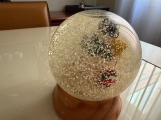 Bola de nieve decorativa