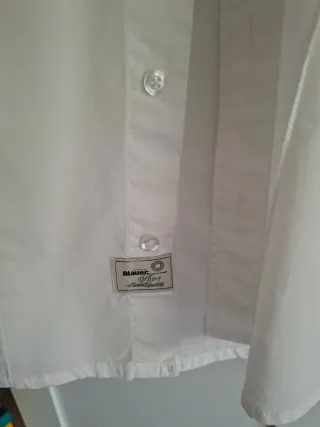 Camisa Blauer Blanca Talla S Hombre