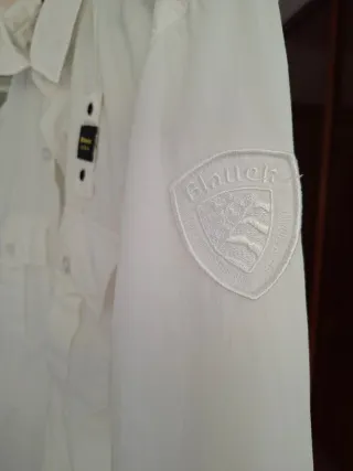 Camisa Blauer Blanca Talla S Hombre