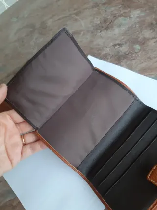 3 Monederos Loewe Piel Marrón