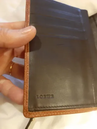 3 Monederos Loewe Piel Marrón