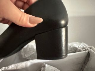 Zapatos Geox tacón medio negros