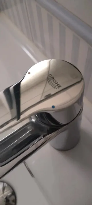 Mueble de baño azul Amazonia + lavabo + grifo