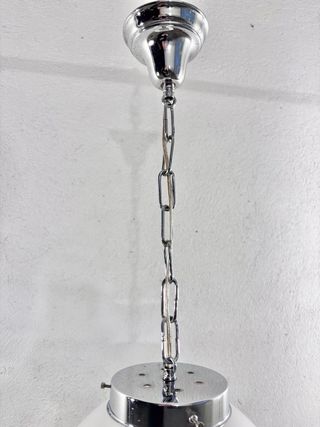 Lampadario Vetro Soffiato Murano Globo Blu