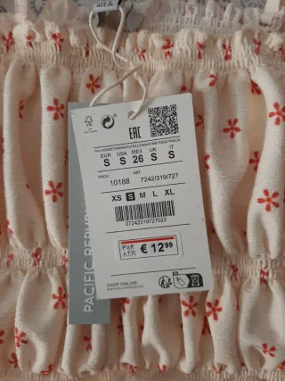 Top verano Pull&Bear floral S
