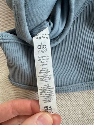 Sujetador deportivo “Alo Yoga” azul