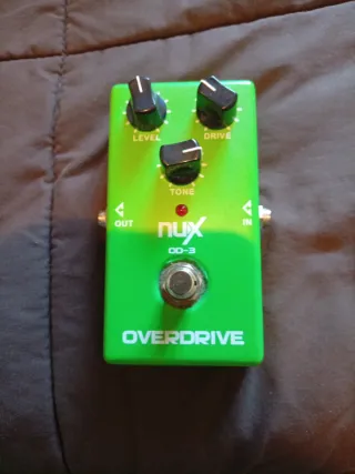 Pedal Overdrive NUX OD-3 Verde
