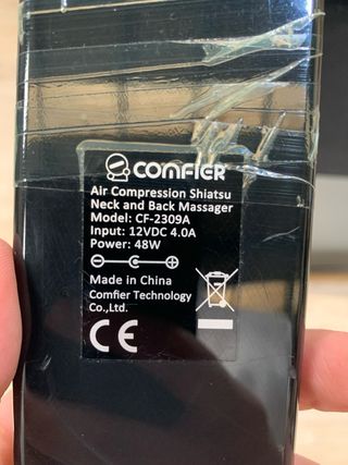 Asiento Masaje Shiatsu Comfier CF-2309A