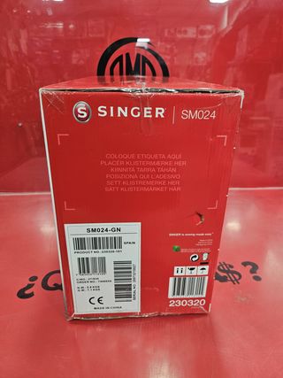 Maquina de Coser Singer SM024, Nueva a estrenar.