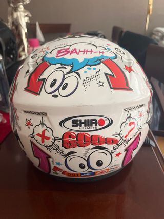 Casco Moto Infantil Diseño Graffiti