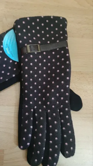 Guantes elásticos forrados talla única Nuevos