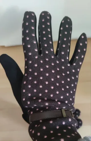 Guantes elásticos forrados talla única Nuevos