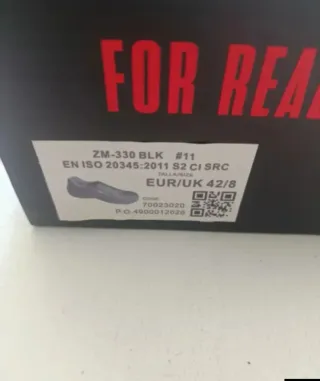 Zapatos seguridad puntera metálica T42