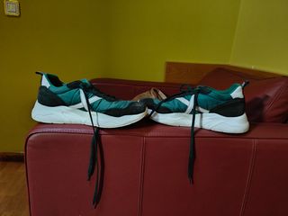 Deportivas Munich Wave Verdes y Blancas